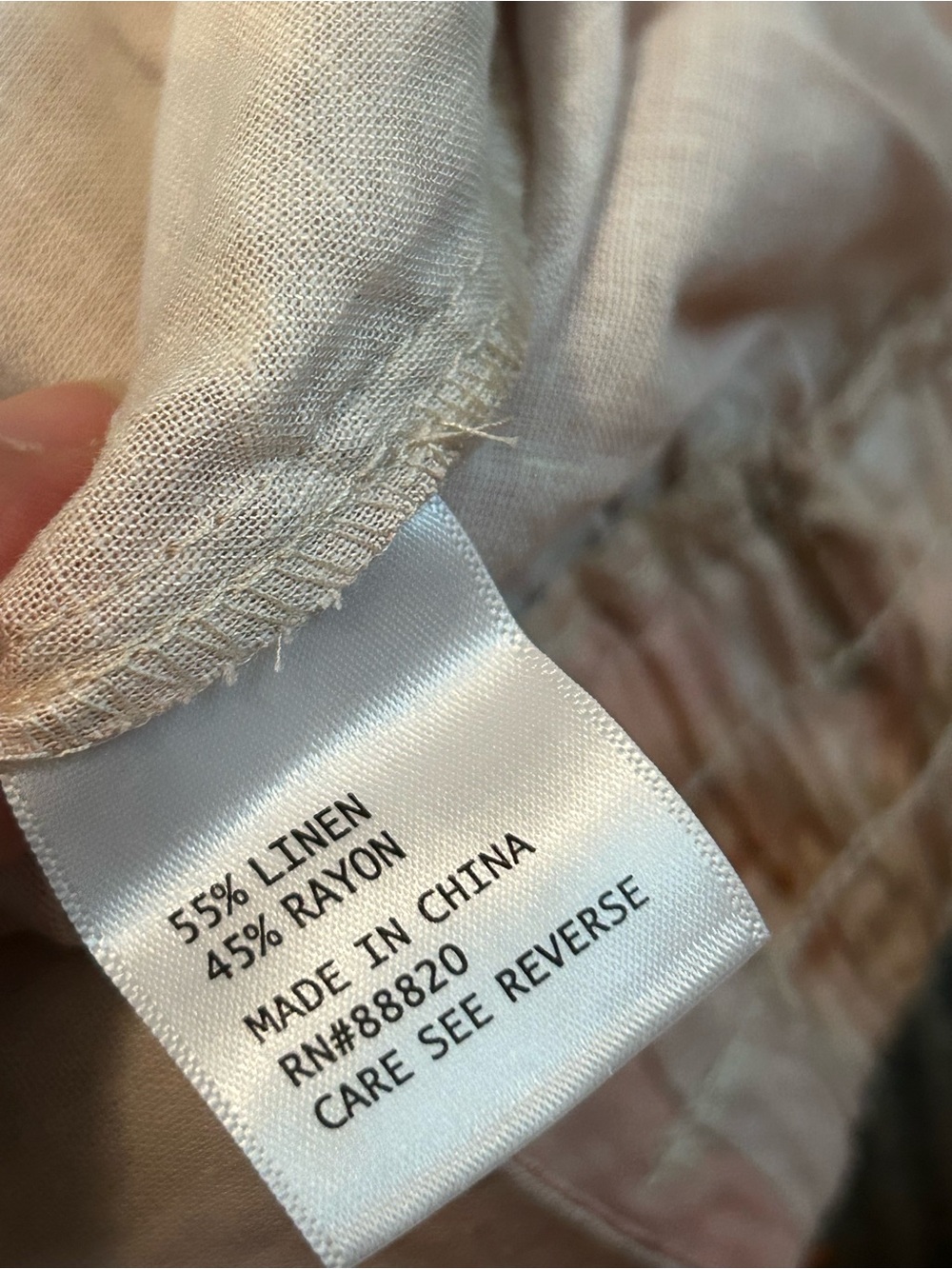 Rachel Zoe Linen blend Tropical Wide Leg Pants Size Medium Palm Tree - Picture 5 of 6